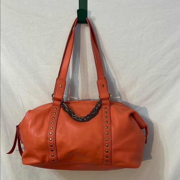Kenneth Cole Reaction Barrell Stylish Orange Women's Bag - Picture 1 of 10